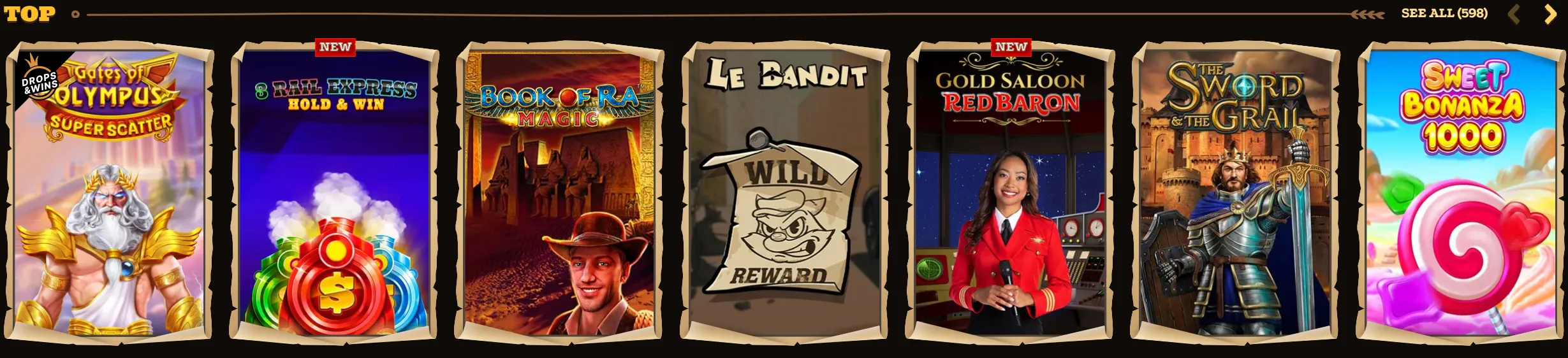 lizaro casino top games